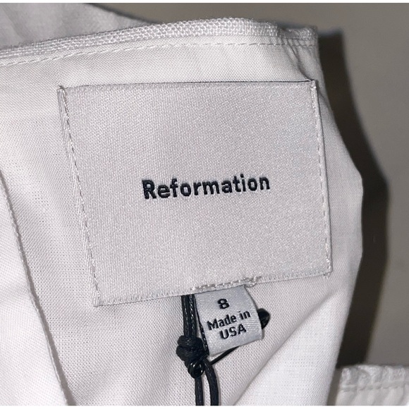 Reformation White Midi Dress - Picture 13 of 15